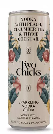 Two Chicks Vodka Cocktails, 4 Flavors