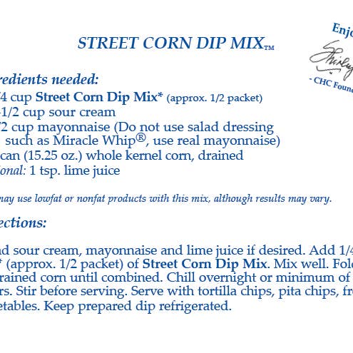 Street Corn Dip Mix | Country Home Creations
