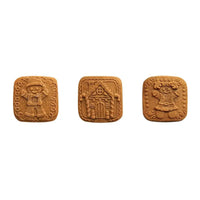 Nordic Ware Gingerbread Cookie Stamps, Set of 3