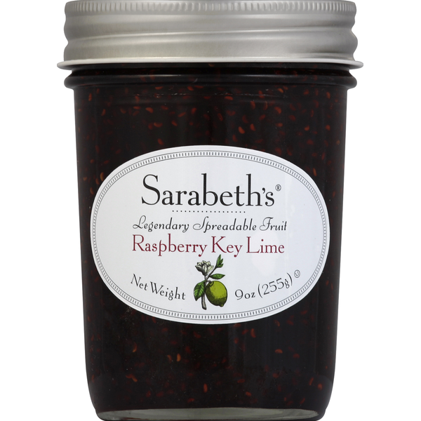 Raspberry Key Lime, Spreadable Fruit 9oz