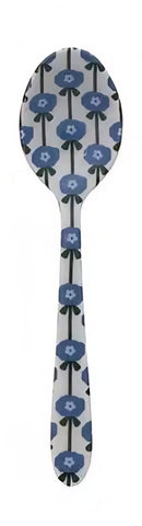 Enameled Floral Print Stainless Steel Spoon