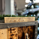 Barrel Wood Shelf Art