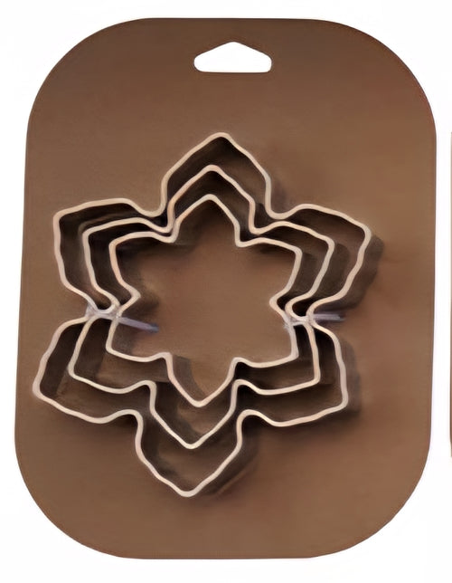 Stainless Steel Holiday Cookie Cutters on Card, Set of 3, 5 Styles