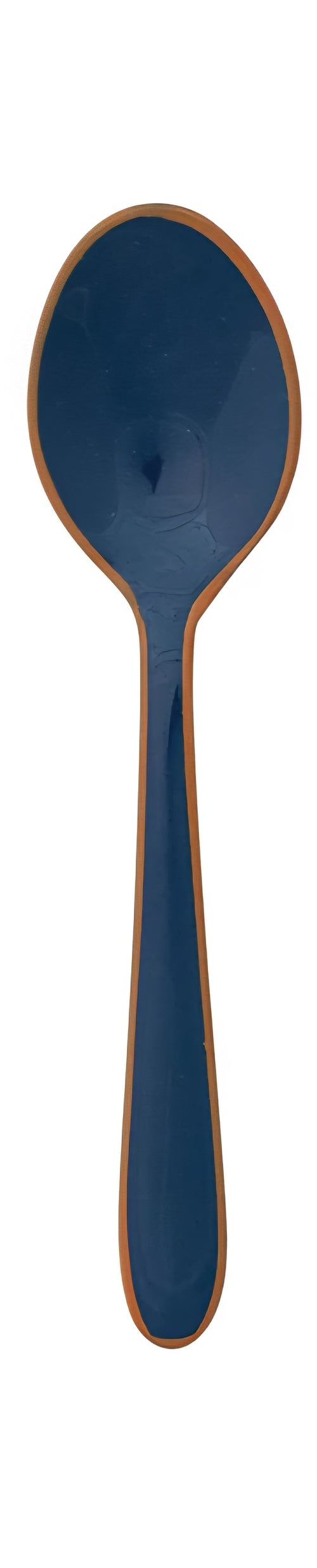 Enameled Stainless Steel Spoon with Colored Edge - Sold Separately