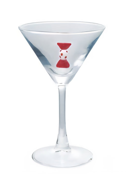 4 oz. Martini Glass with Hand-Blown Holiday Figure (Sold Separately)