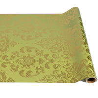 Light Green Damask Table Runner | Hester & Cook