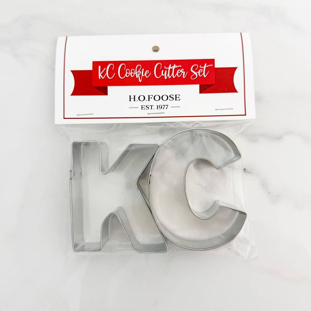 Letters KC Cookie Cutter 2 Pc Set