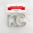 Letters KC Cookie Cutter 2 Pc Set