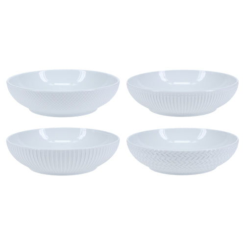Textured Porcelain Pasta Bowl 34 oz - Assorted - Sold Separately