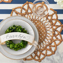 Die-cut Rattan Weave Placemat | Hester & Cook