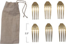 Stainless Steel Cheese Markers/Gold/Set 6