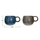 16 oz. Stoneware Mug, 2 Colors (Each One Will Vary)