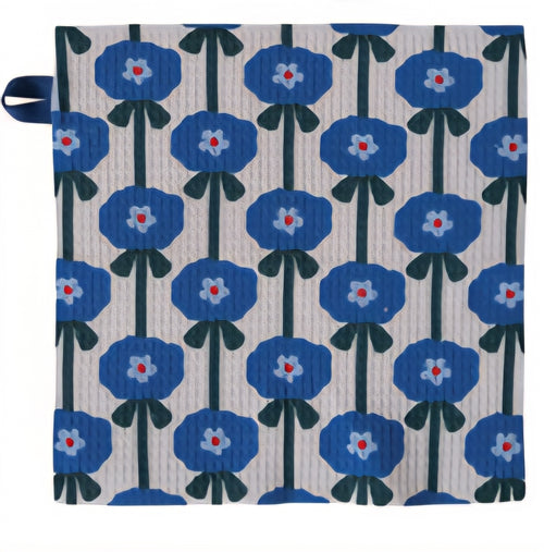 Square Printed Recycled Dish Cloth - 10 1/2" - Sold Separately