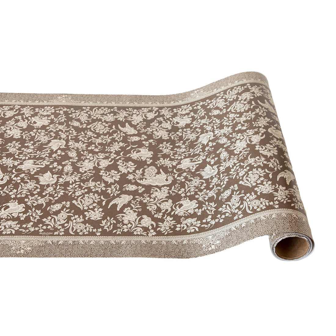 Hester & Cook Brown Regal Peacock Table Runner