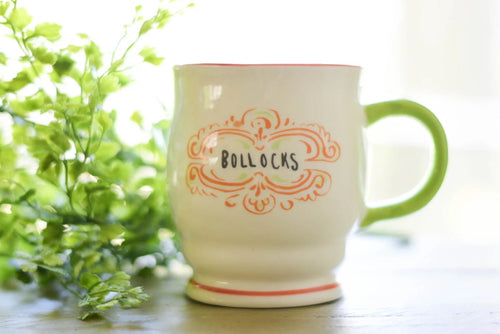 Hand Painted Stoneware Sweary Mug | Hazel Mazel