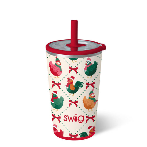 Christmas Coop Party Cup Sipper (14oz) | SWIG