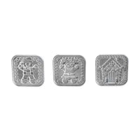 Nordic Ware Gingerbread Cookie Stamps, Set of 3