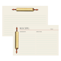 Rolling Pin Recipe Card | Hester & Cook