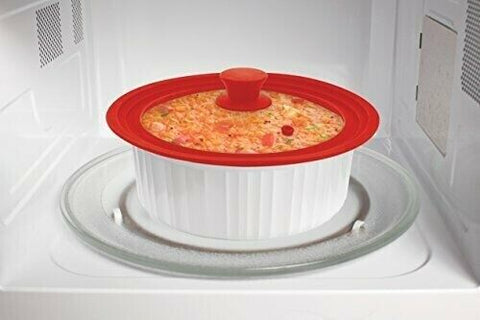 Universal Pot Lid and Microwave Cooking Cover