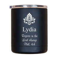 Black Travel Mug - Customizable