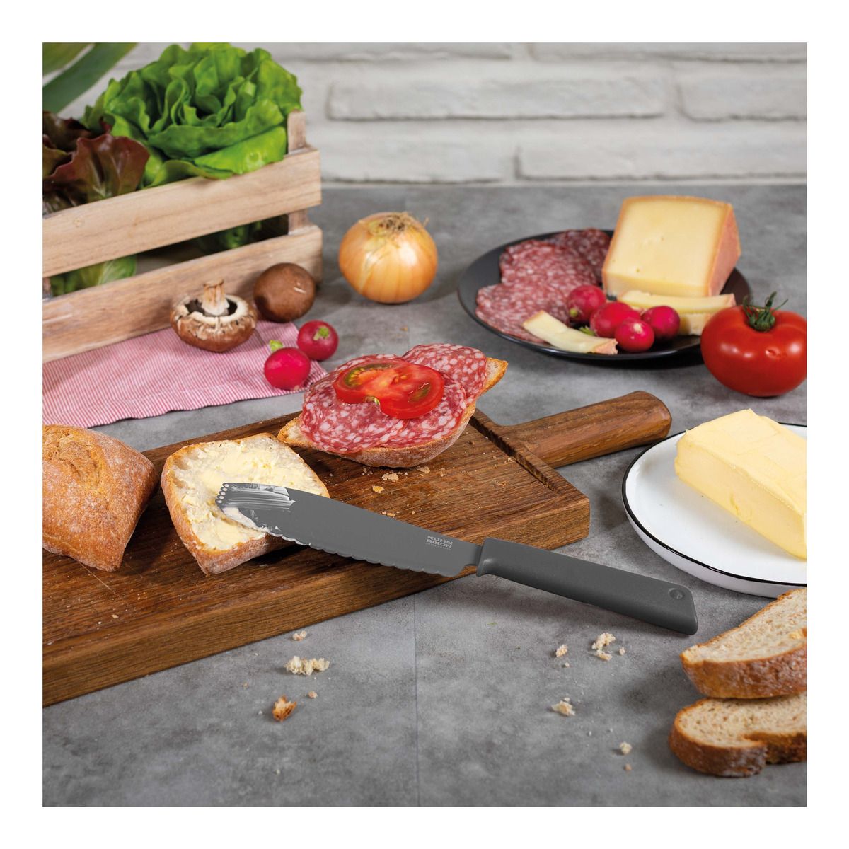 Sandwich Knife - Grey | Kuhn Rikon