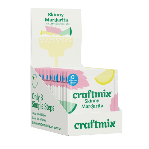 craftmix Skinny Margarita mix packaging on a white background