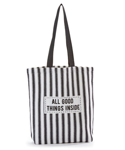 Cotton Tote Bag-All Good Things Inside