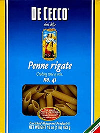 DE CECCO PENNE RIGATE PASTA