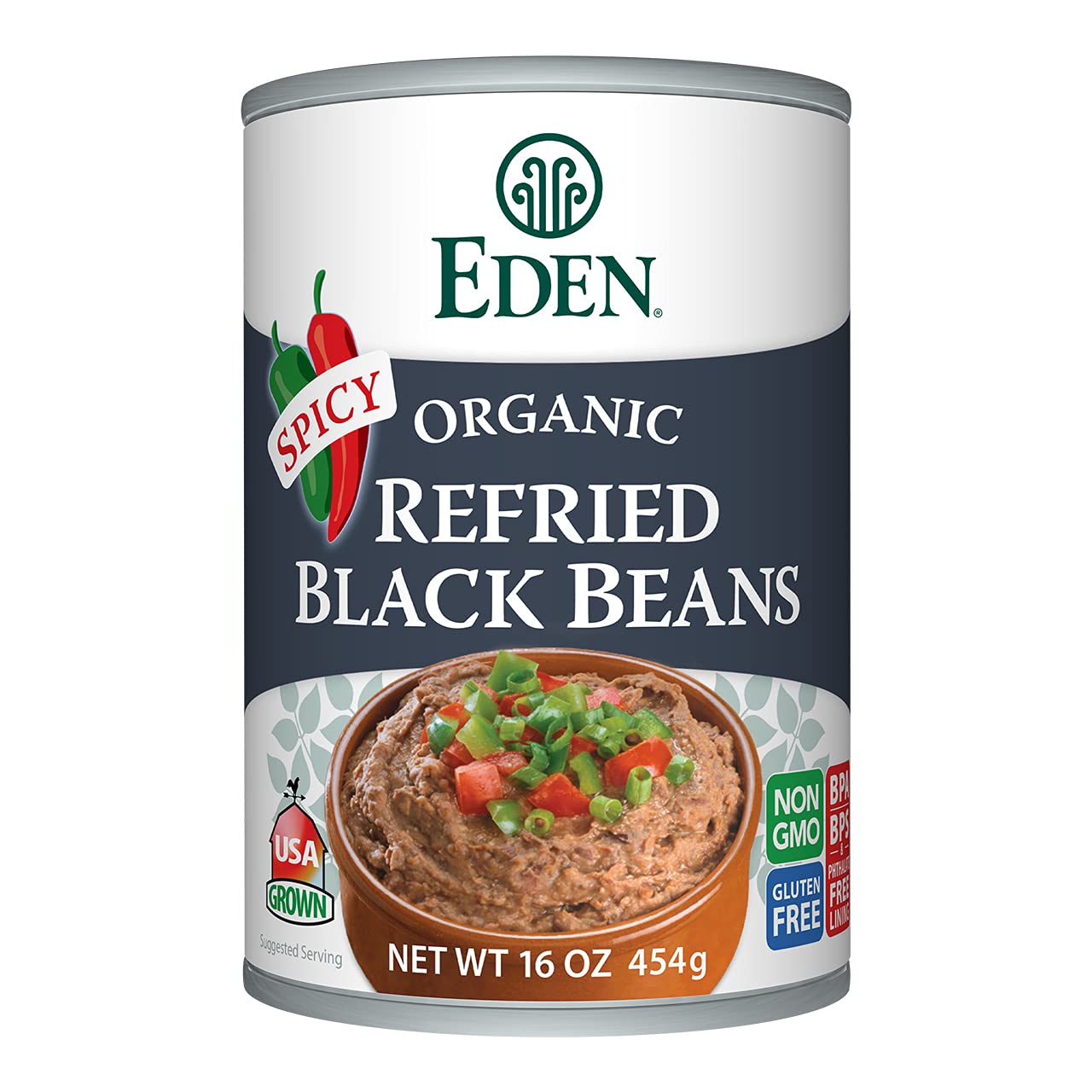 Eden Organic Refried Black Beans