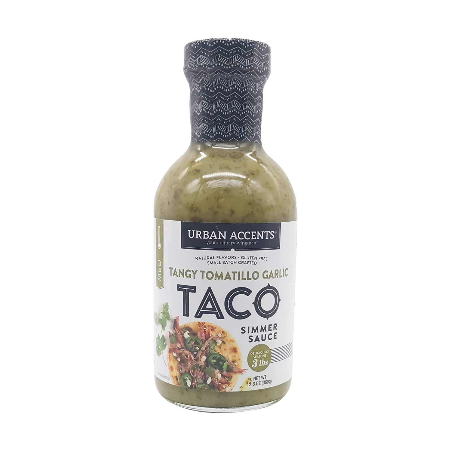 Urban Accent Tangy Tomatillo Garlic Taco Sauce