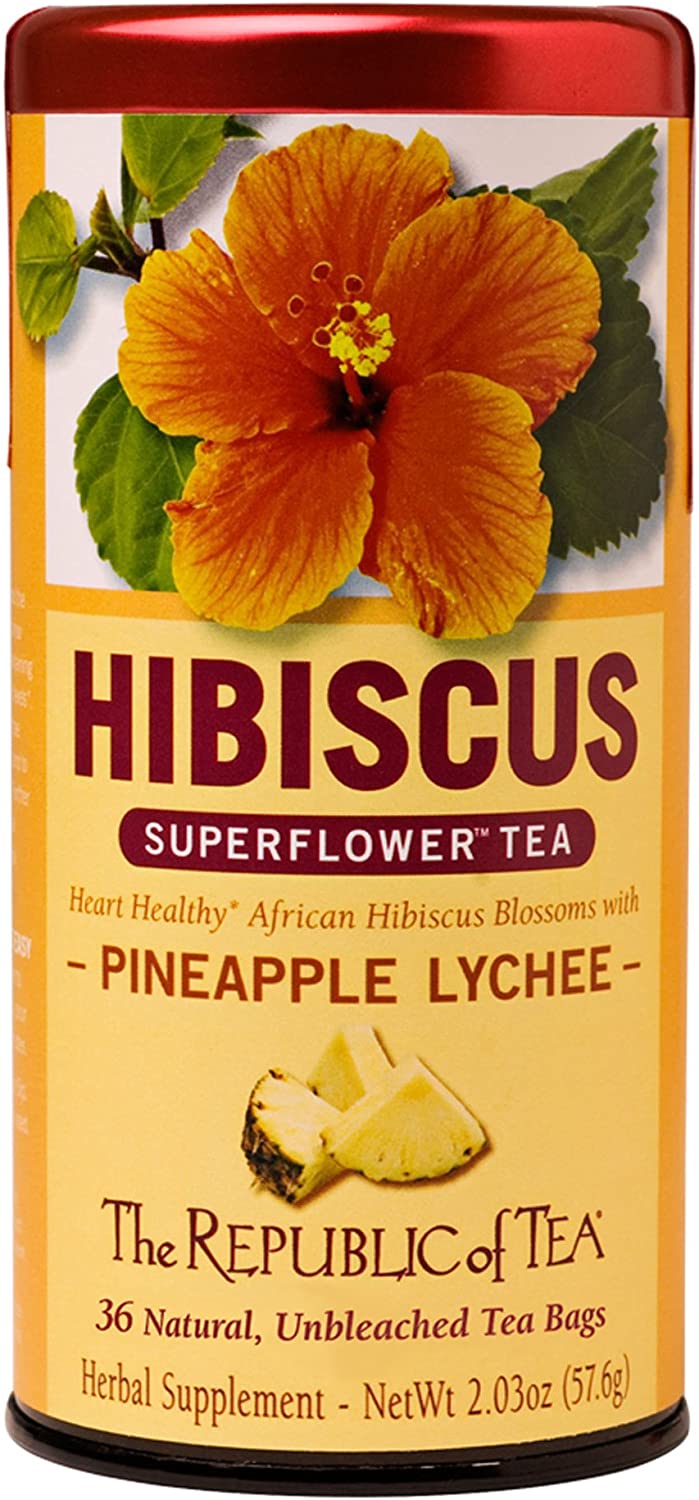 Pineapple Lychee Hibiscus Tea Bags