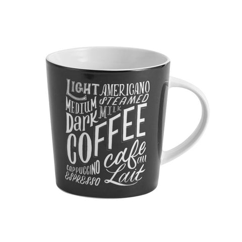 Pfaltzgraff 18oz Mug Can Coffee Words Mug