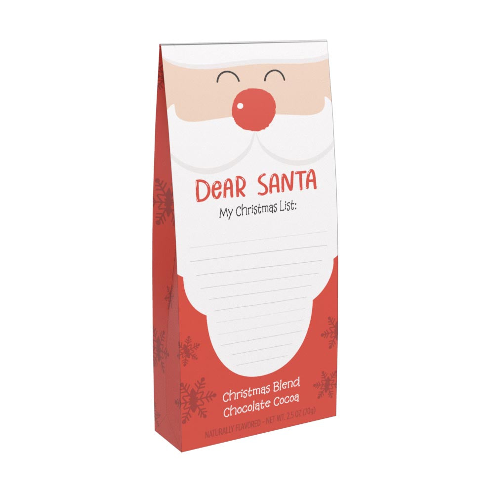 DEAR SANTA - MY CHRISTMAS LIST CHOCOLATE COCOA