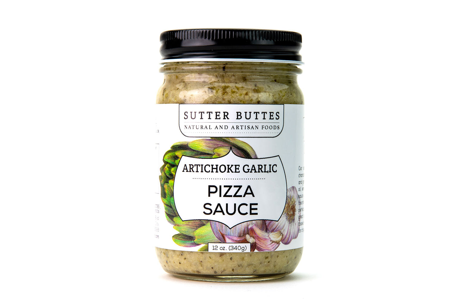 Sutter Buttes Artichoke Garlic  Pizza Sauce