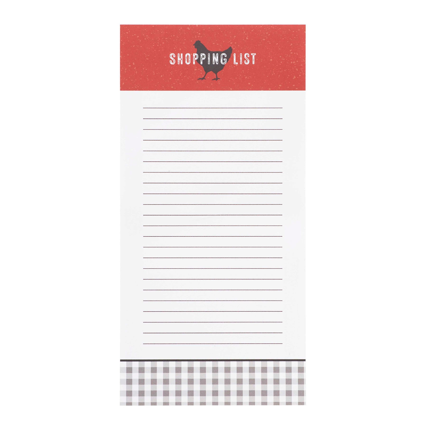 Magnetic Shopping List - Home Cooked Recipes