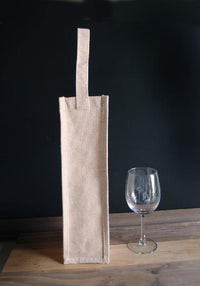 Jute/Canvas Wine Gift Bags