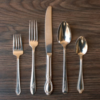 Five Piece Silver Plate Flatware