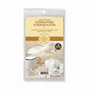 A package of Mrs. Anderson's Baking Extra-Fine Cheesecloth, predominantly white with product information and a visible product window displaying a white cheesecloth, packaged in a clear plastic bag.