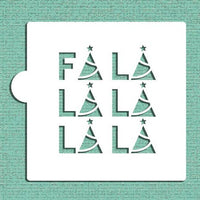 FA LA LA LA Cookie & Craft Stencil