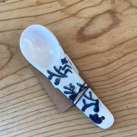 Hand-Painted Spoon with Handle