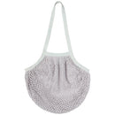 A curved bottom, French-style reusable shopping bag.
