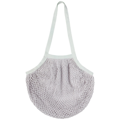 A curved bottom, French-style reusable shopping bag.