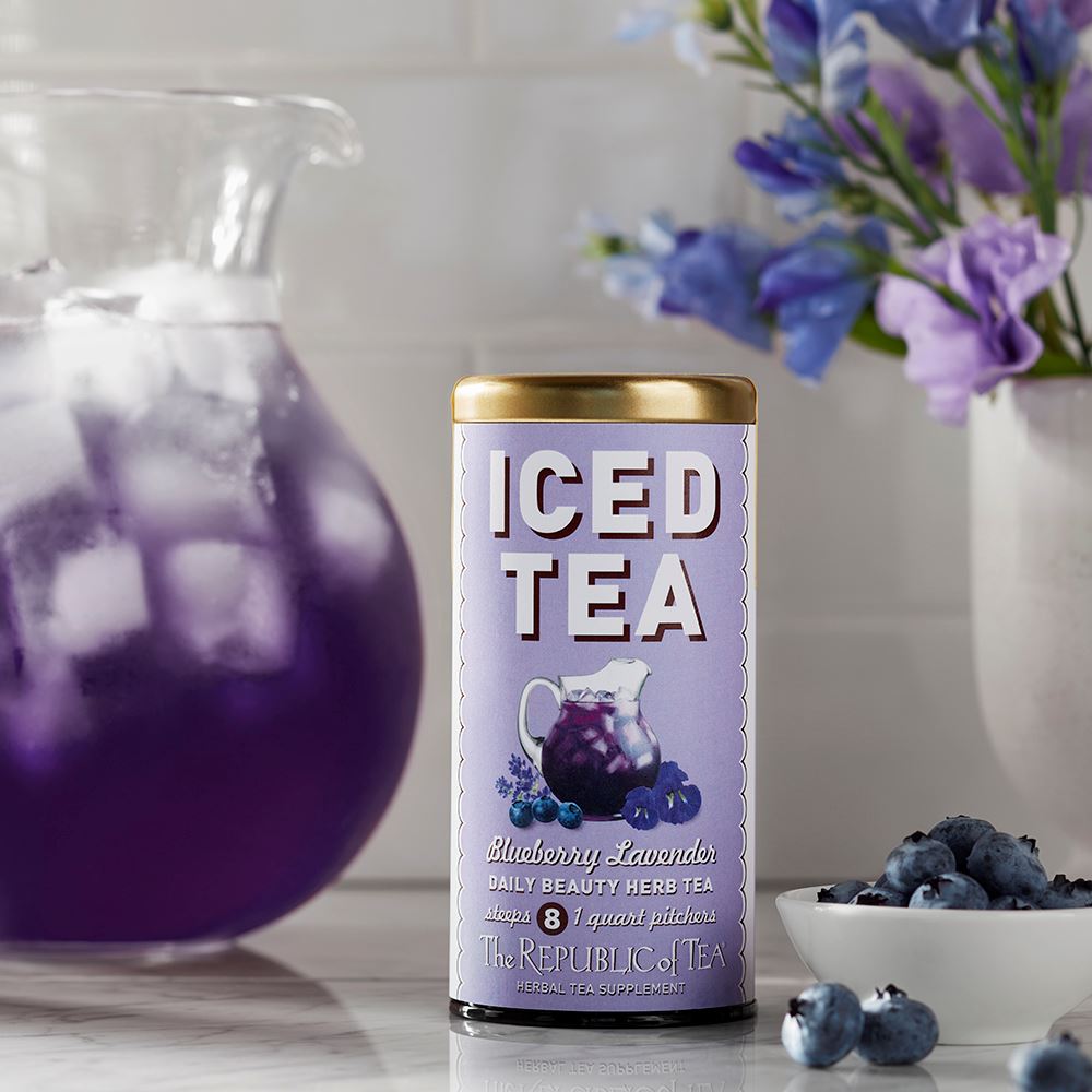 Blueberry Lavender Daily Beauty Iced Tea Pouches