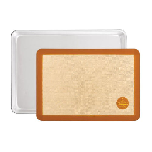 Mrs. Anderson's Baking Half Size Silicone Baking Mat Set