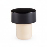 Solid Black Bottle Stopper